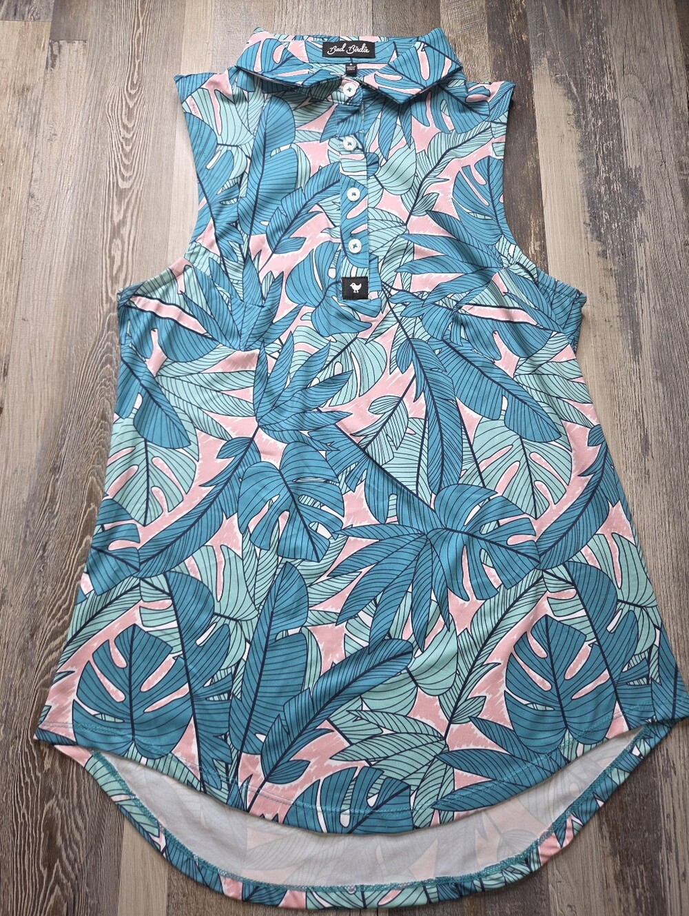 Bad Birdie Sleeveless Polo Golf Tank Women's Small